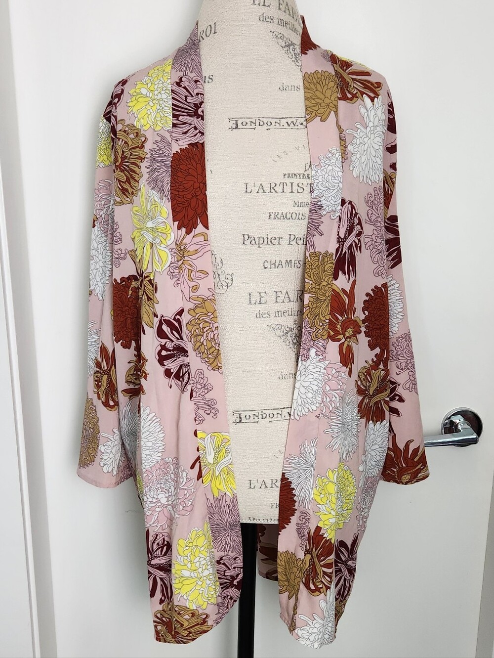 Revamped Floral Kimono Cardigan Jacket
